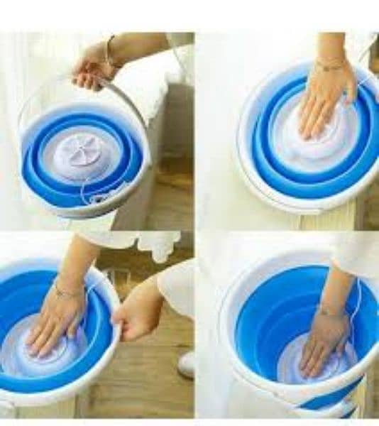 Mini Portable USB Operate Washing Machine Turbine With Box 3