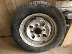 Mehran tyer with rim for sale good condition 0