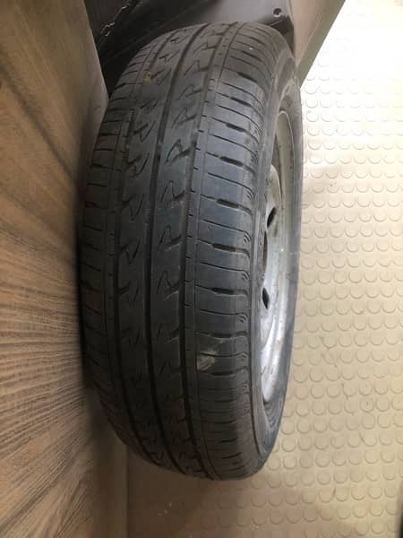 Mehran tyer with rim for sale good condition 1