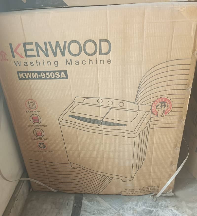 kenwood washing machine 950sa