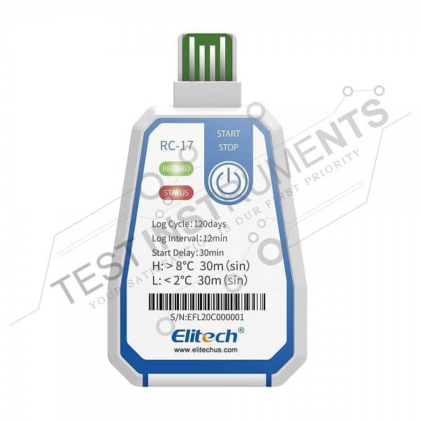 RC17 Elitech Disposable Single Use Temperature Data Logger In Pakistan 0