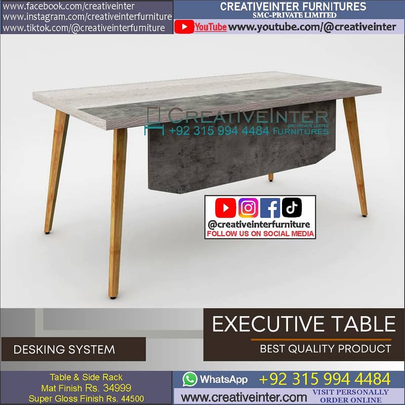 Call Center Office workstation table front desk Executiv chair meeting 1