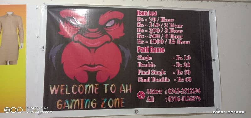 gaming zone. 4 sale 03432512194 0