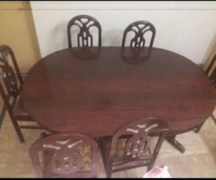 dining Table, 6 Seater Dining With GooD Condition 0
