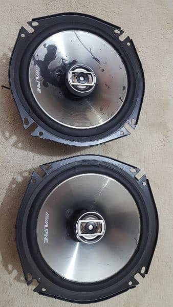 Original imported branded Geniune USA Alpine door Component Speaker 10