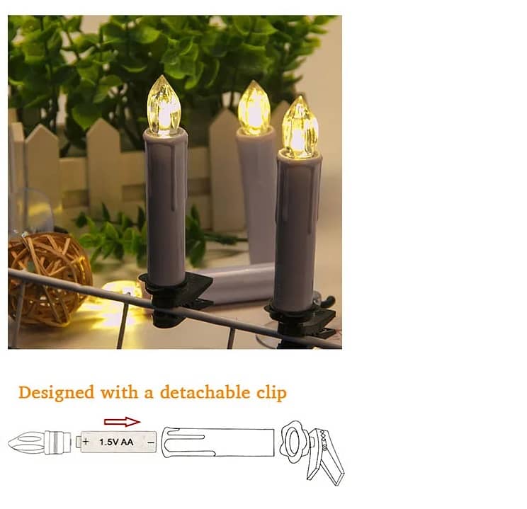 LED Flameless Tea Light Flickering Electric Birthday Wedding Party 2