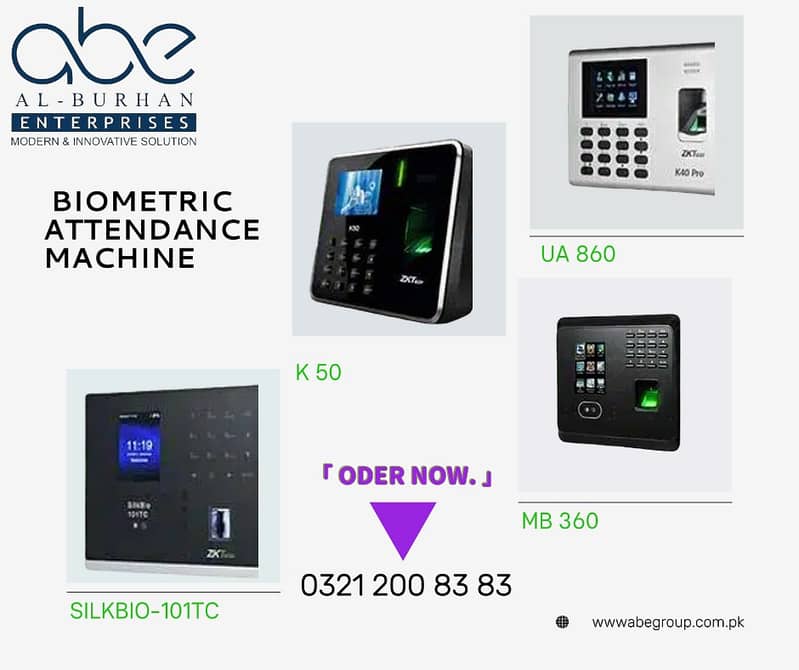 Biometric Time Attendnace & Access Control System 0