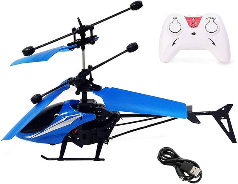 Plastic Remote Control and Hand Sensor Helicopter 0