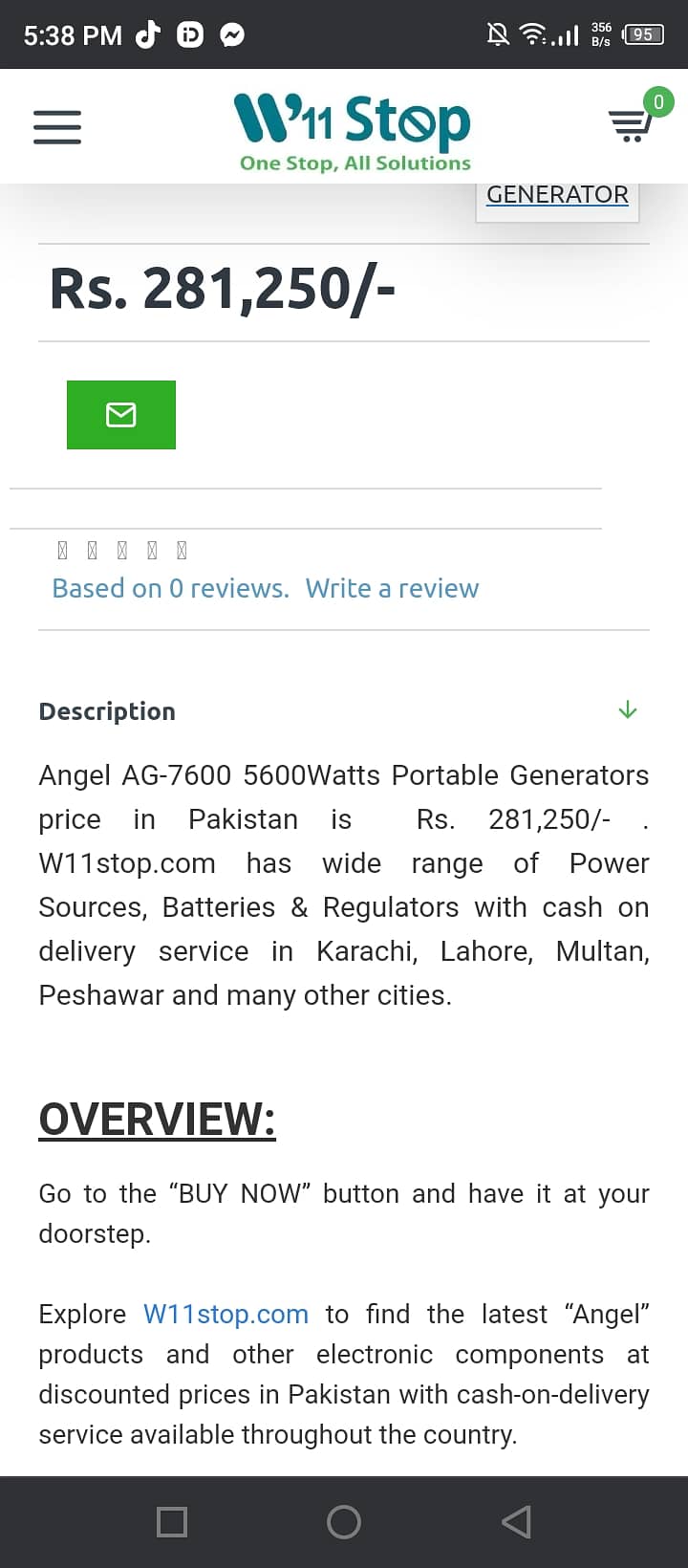 Angel 7601 Power Generator. 18