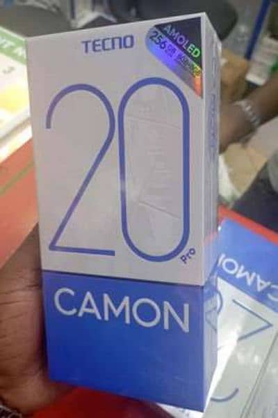 TECNO CAMON 20 PRO box pack 0