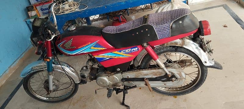 Honda cd 70 2019 MEHRABPUR SINDH model for sale in a good condition 1