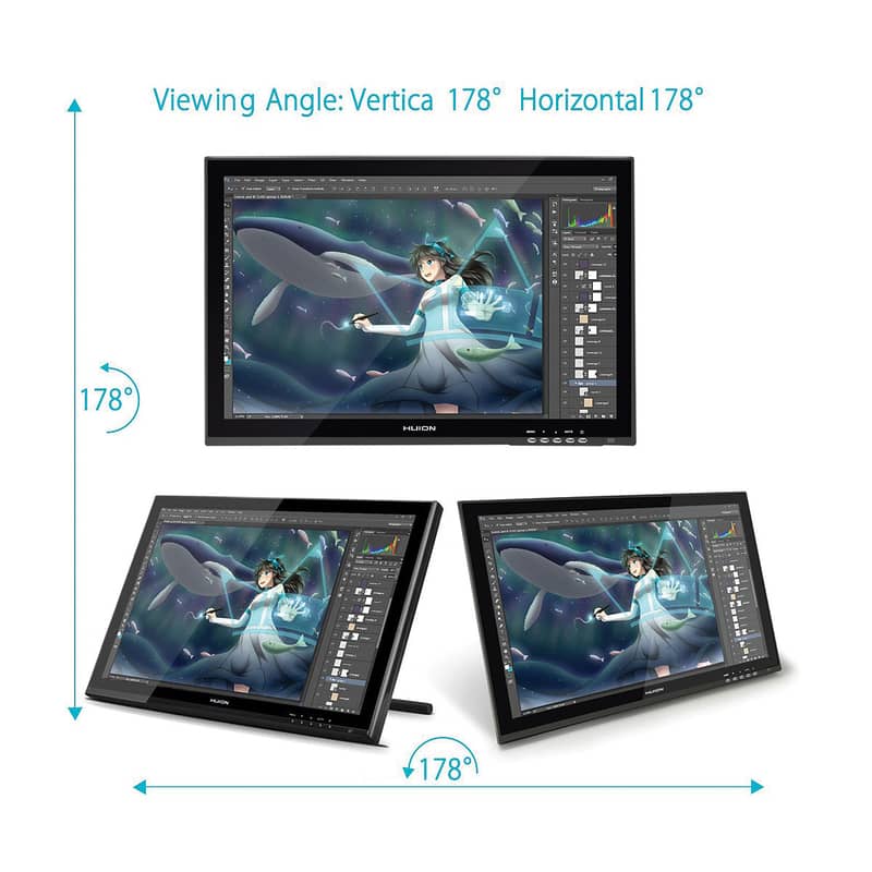 Huion Kamvas GT-190: 19-inch Digital Graphics Tablet for Precision Art 2