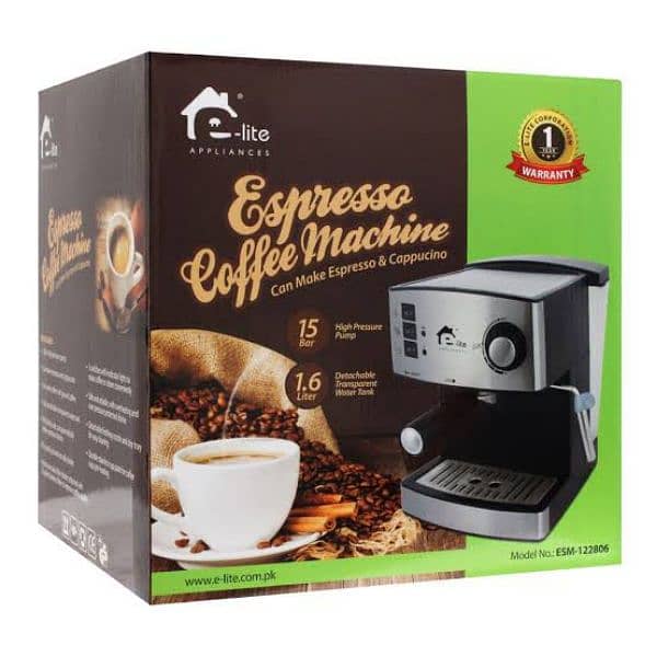 Elite Coffee Machine Free Home Delivery and Cash on Delivery 0