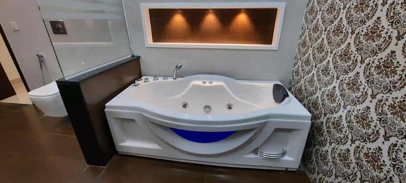 freestanding bathtubs/jacuuzzi / Corian and PVC vanities LED mirrorSSs 1