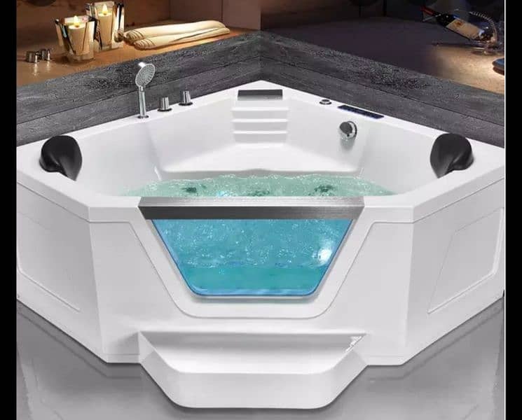freestanding bathtubs/shower trays /jacuzzi and PVC vanities for sale 7