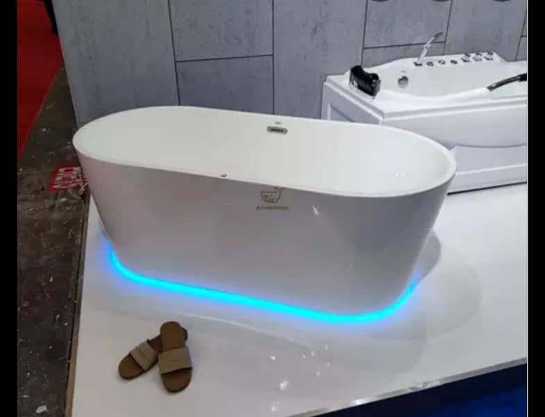 freestanding bathtubs/shower trays /jacuzzi and PVC vanities for sale 9