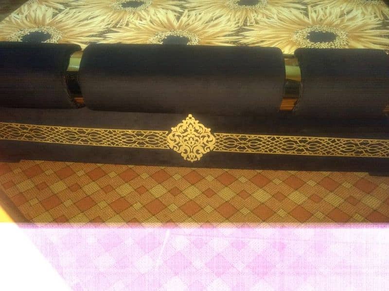 Bed Set ( Side Tables, Dressing Table, Sofa cum Bed, 5 Curtons ) 1