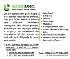 Karachi Property Transfer Solution