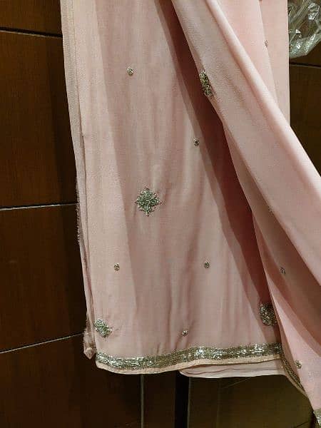 saree with silver work 0