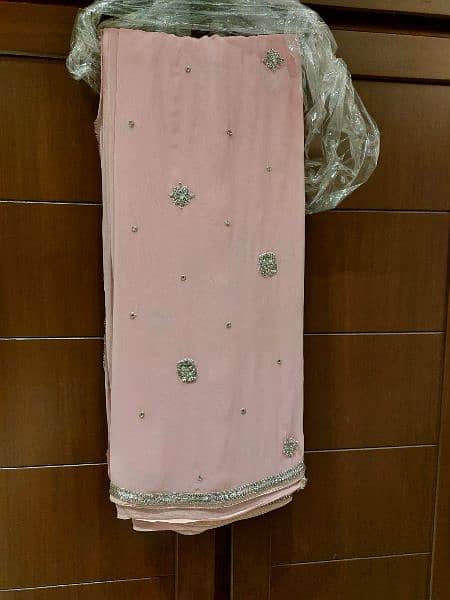 saree with silver work 1