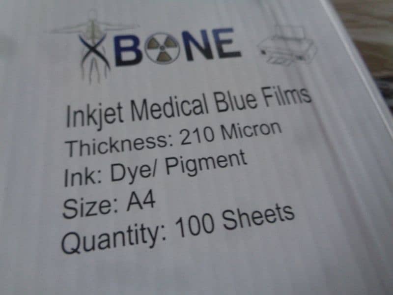 XBone Inkjet Medical X-ray films and Canon Epson Printer 4