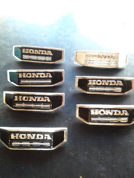 HONDA Silver Monogram Matel Body Rs ,700 0