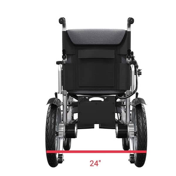 Motorized chair | Electric Wheelchair Foldable Automatic 360° Joystick 2