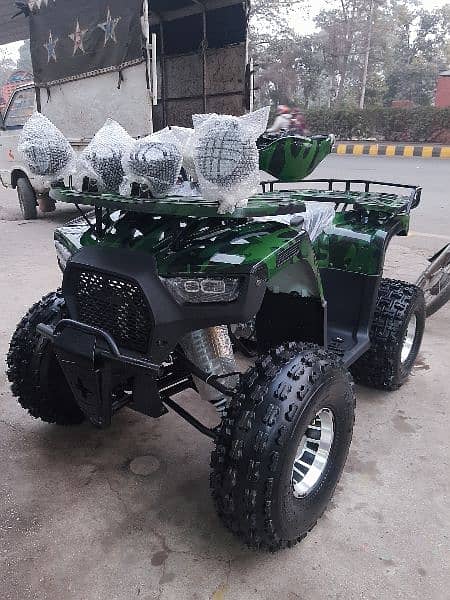 Brand new 124cc big size atv quad 4wheels delivery all Pakistan 1