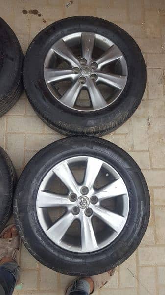 Toyota grande 2017 Limited Edition Genion Rims and chinis Tyres 6