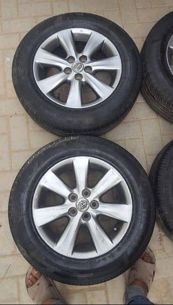 Toyota grande 2017 Limited Edition Genion Rims and chinis Tyres 10