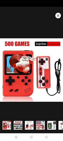 Game Pocket player 500 Games bultin 10