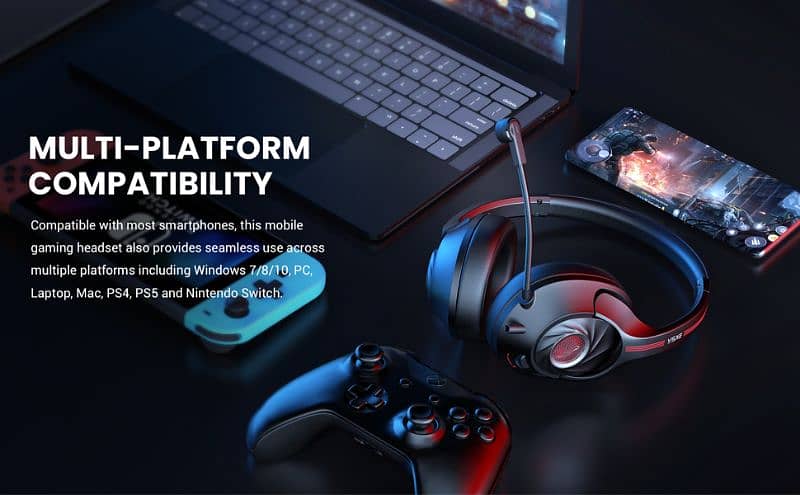 Gaming Headphones EKSA Air Joy Plus Ultra Light Gaming Headset Wired 4