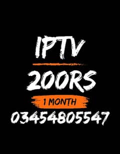 IPTV 200Rs per month