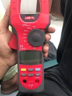 Clamp Electric volt Amp meter