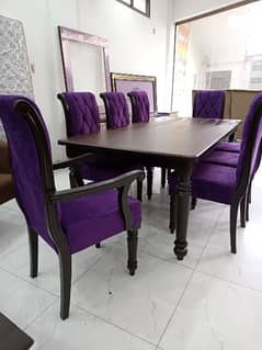 Dining table/6 chair dining/luxcury dining/8 chair dining