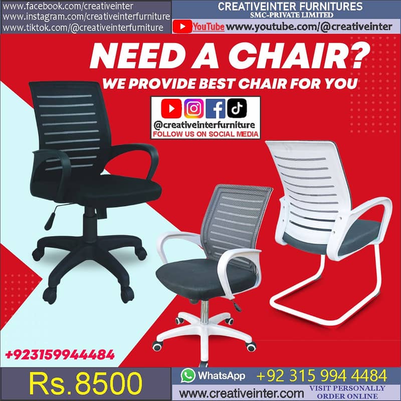Office chair table study Executive Mesh Desk Staff Visitor Manager 14