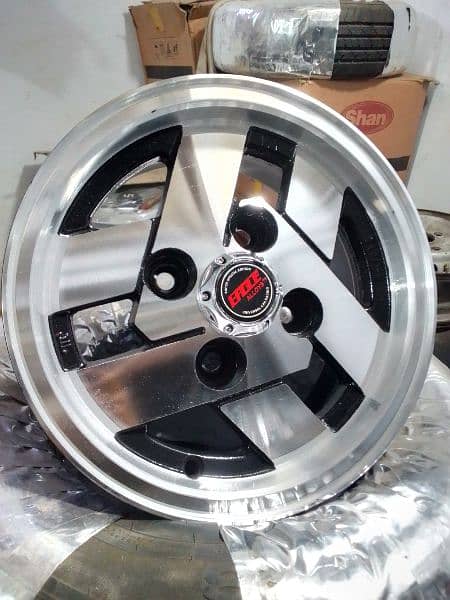 GENUINE ALLOY RIMS FOR MEHRAN, HEROOF AND KHYBER 4