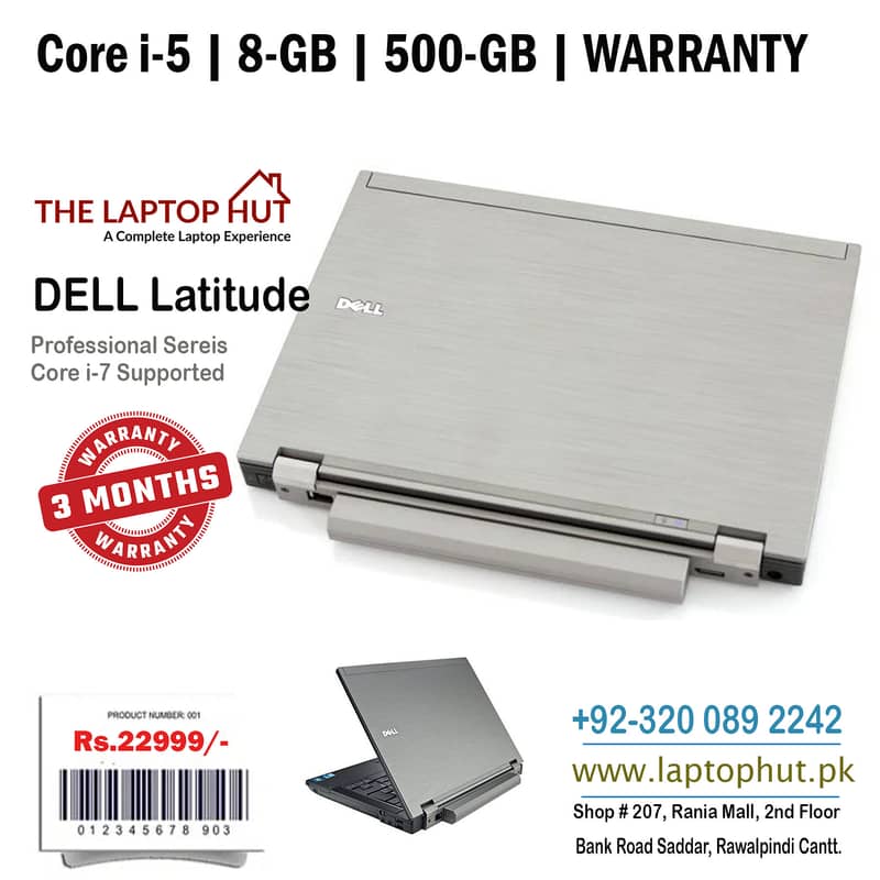 Laptop | Core i5 3rd Generation | 8-GB Ram | 500-GB HDD | WARRANTY 7