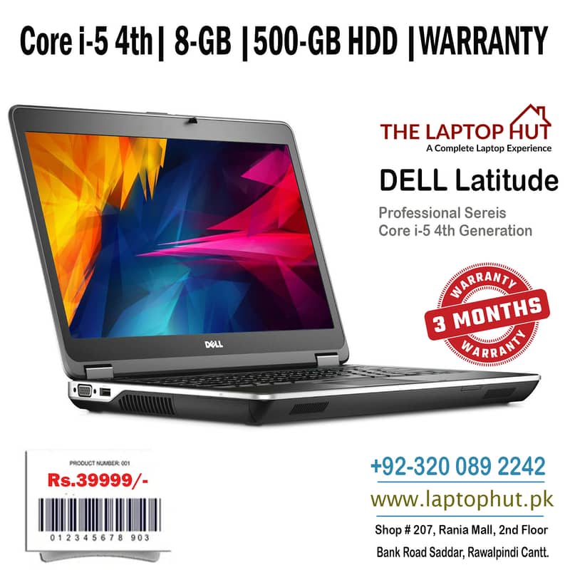 Laptop | Core i5 3rd Generation | 8-GB Ram | 500-GB HDD | WARRANTY 8