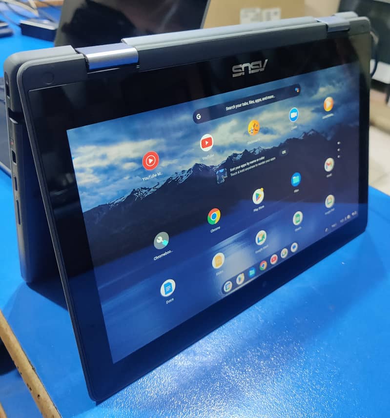 ASUS Chromebook C214M 360 Touch Convertable with Stylus Pen 2