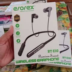 Original Erorex BT-E10 Wireless Neckband Bluetooth 5.2 0