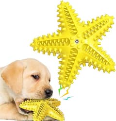 LDGS&TTW 2 Pack Dog Teething Toy Dog ​​Toothbrush Starfish Shape c120