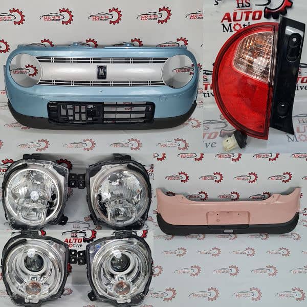 Suzuki Alto Lapin Front/Back Light Head/Tail Lamp Bumper Accessorie 0