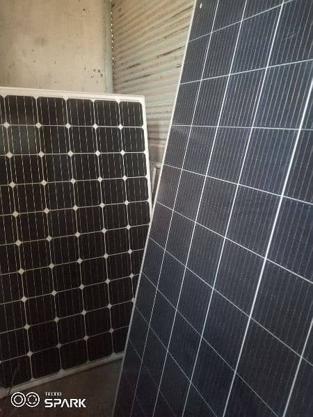 250W Solar panels available. 4