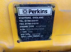 Perkins Generator working Condition (1000kva)