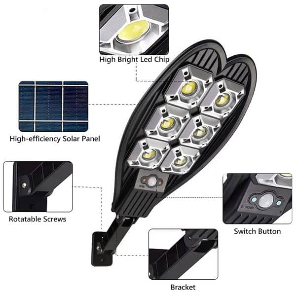 Solar Street Light with built in battery 0