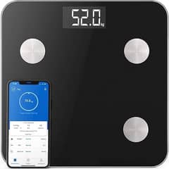 Yagviz Smart Bluetooth Body Fat Scale LED Invisibility Screen a485
