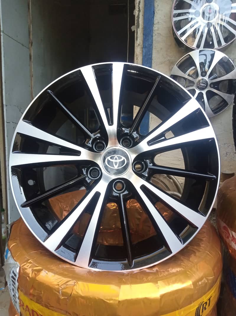 BRANDE NEW RIMS FOR TOYOTA COROLLA 1.6 AND 1.8 0