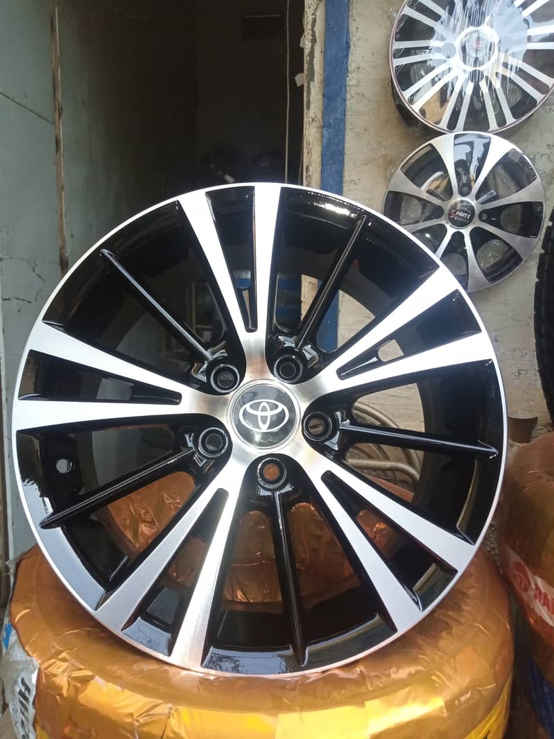 BRANDE NEW RIMS FOR TOYOTA COROLLA 1.6 AND 1.8 1