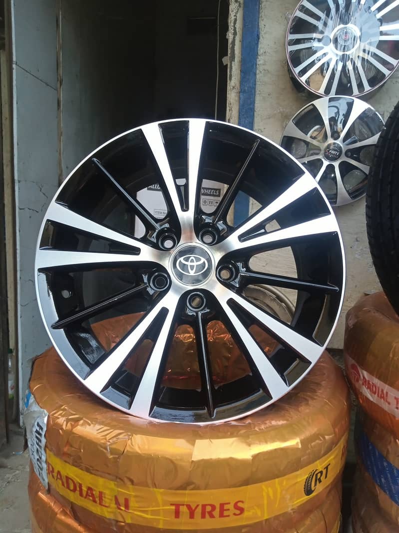 BRANDE NEW RIMS FOR TOYOTA COROLLA 1.6 AND 1.8 3